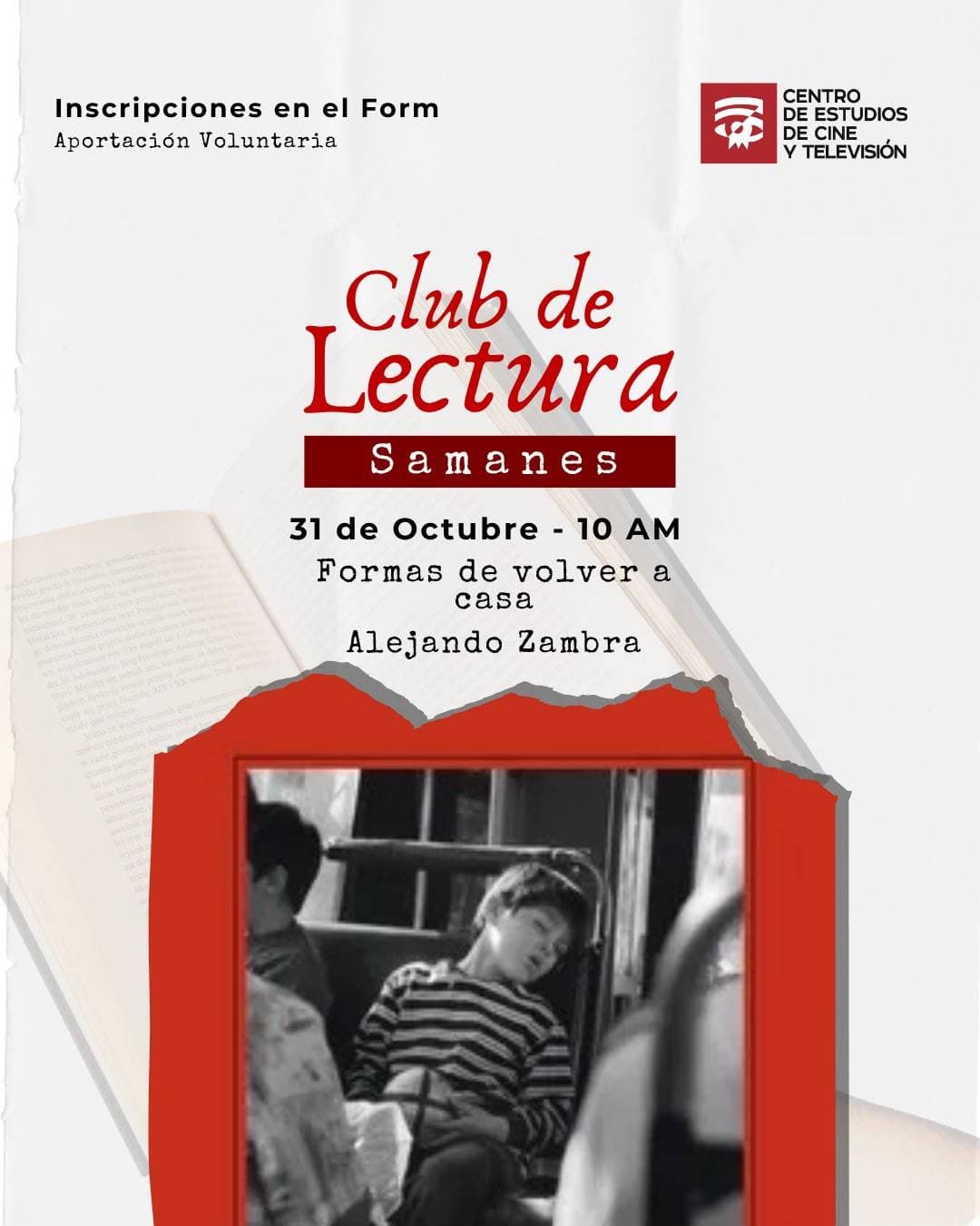 Imagen del evento: Club de Lectura Samanes 📖