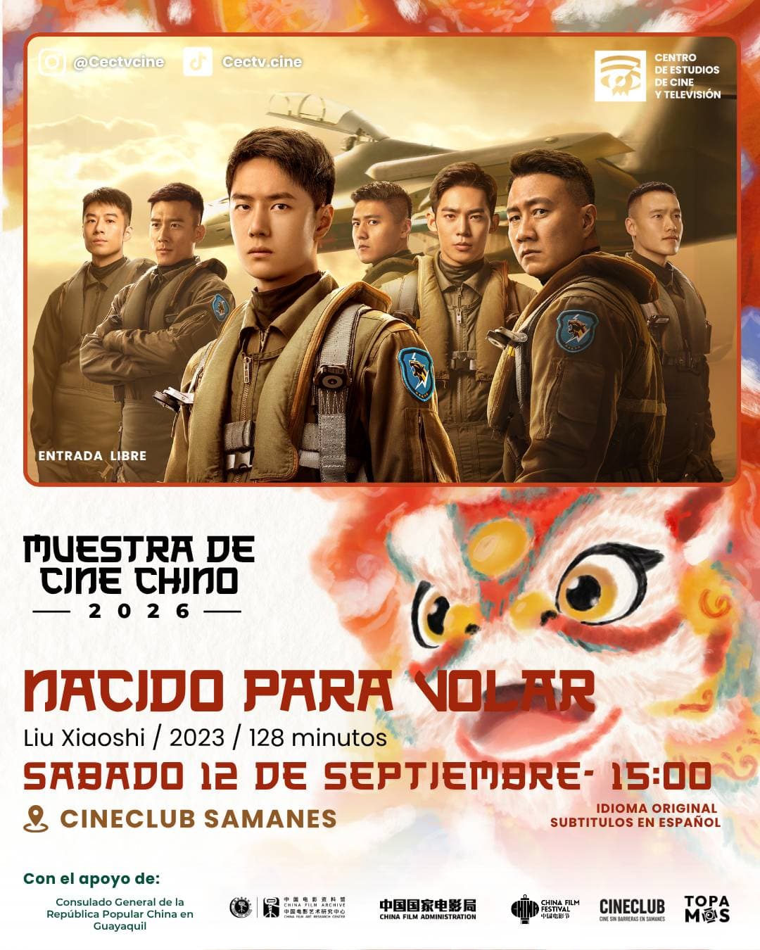 Imagen del evento: Nacido para volar | Muestra de Cine Chino 2026