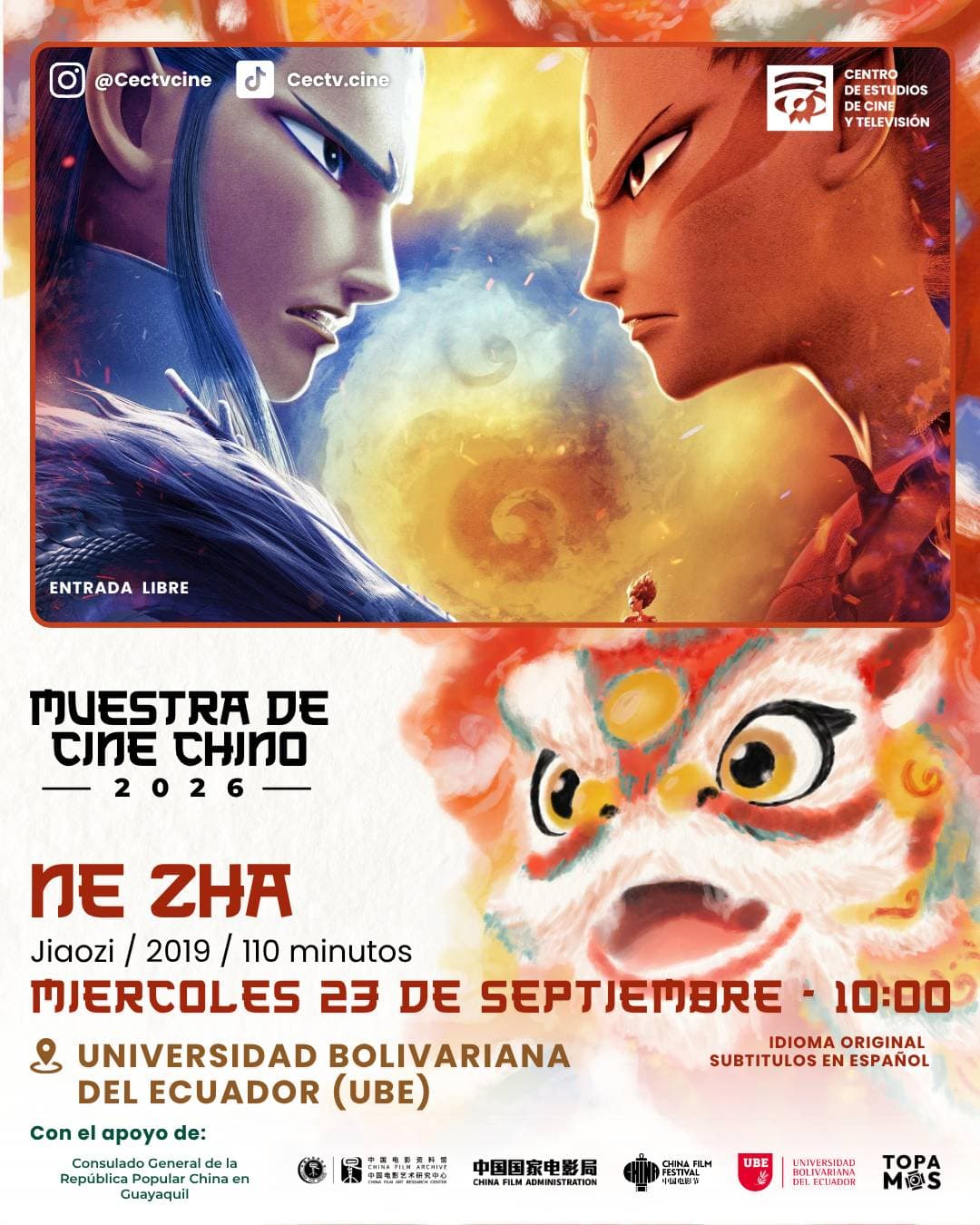 Imagen del evento: Ne Zha: El gran secreto | Muestra de Cine Chino 2026