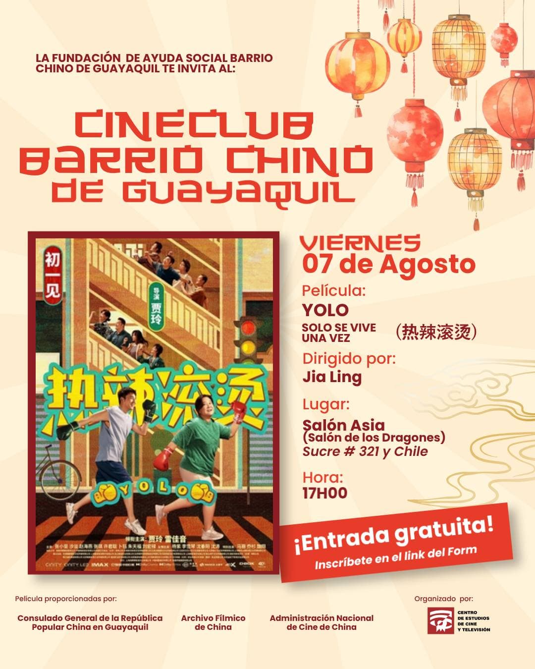 Imagen del evento: Cineclub Barrio Chino: YOLO