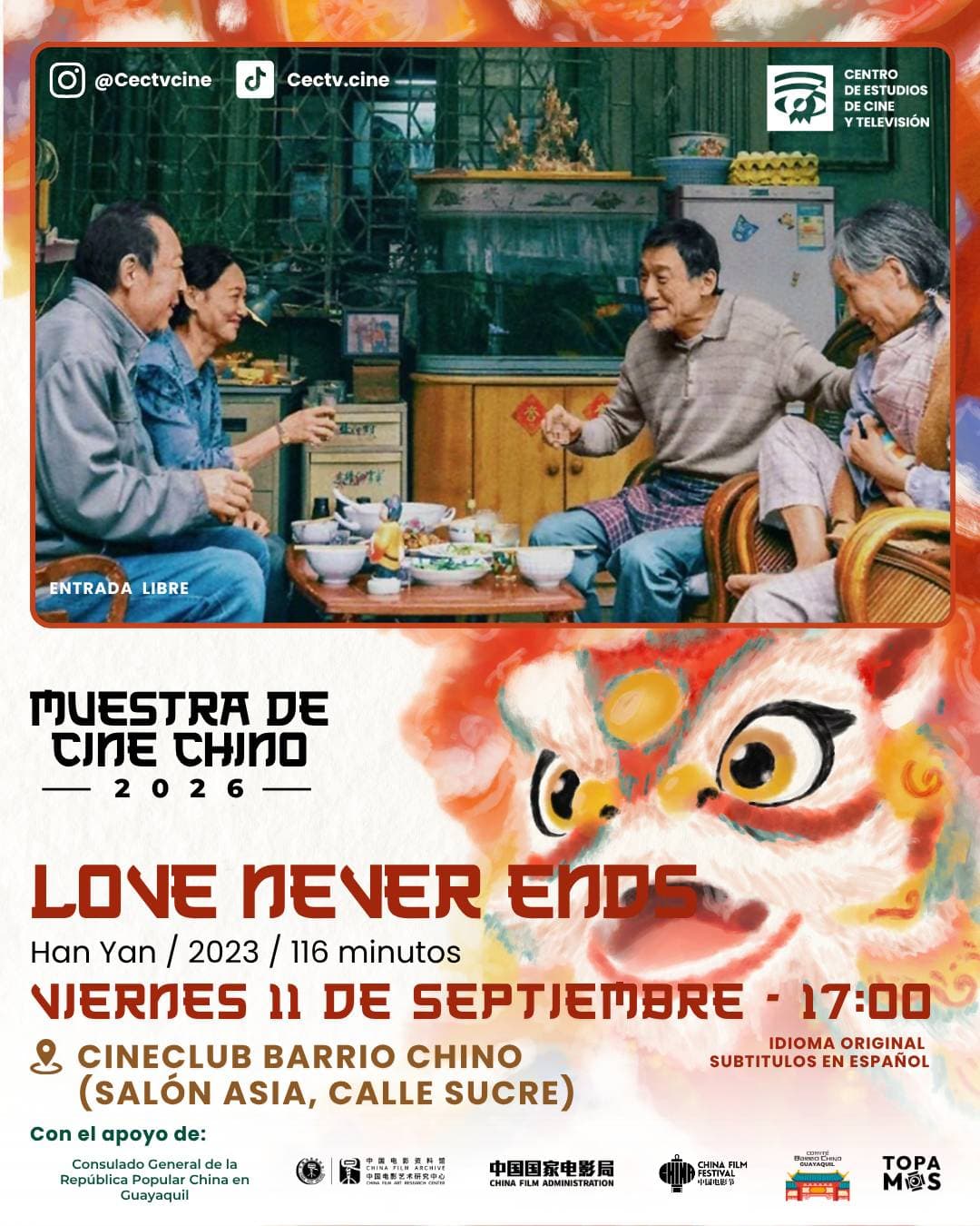 Imagen del evento: Love never ends | Muestra de Cine Chino 2026