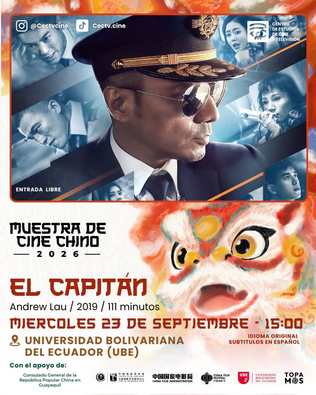 Imagen del evento: El Capitán | Muestra de Cine Chino 2026