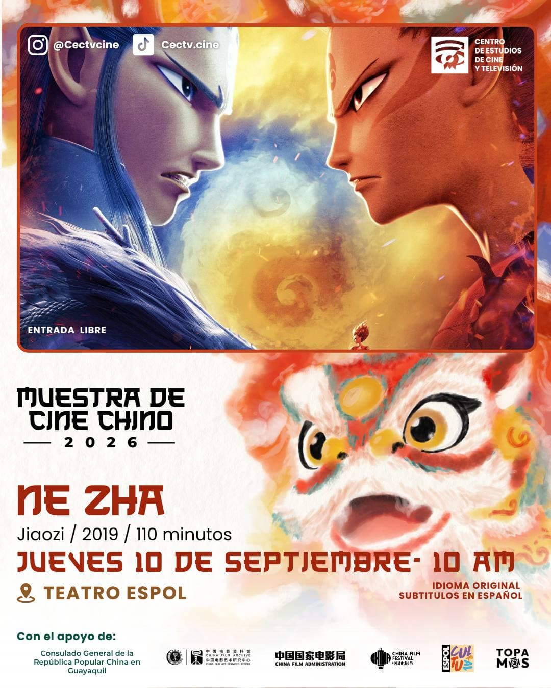 Imagen del evento: Ne Zha | Muestra de Cine Chino 2026