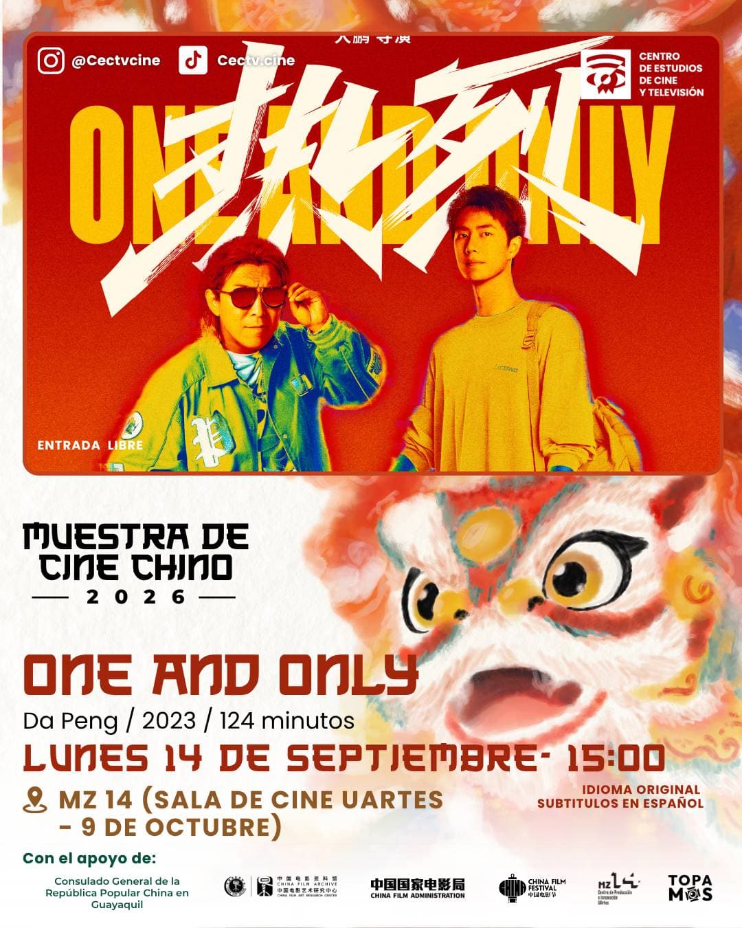 Imagen del evento: One and Only| Muestra de Cine Chino 2026